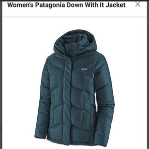Patagonia Down With It Jacket - Womens - Small - Hunter Green